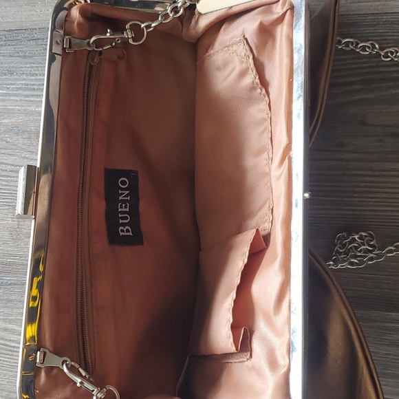 Copper crossbody coverts to clutch purse vintage style bow - Picture 5 of 5